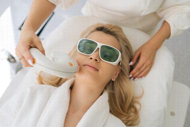 Female facial laser hair removal